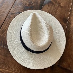 Zara White Fedora Panama hat